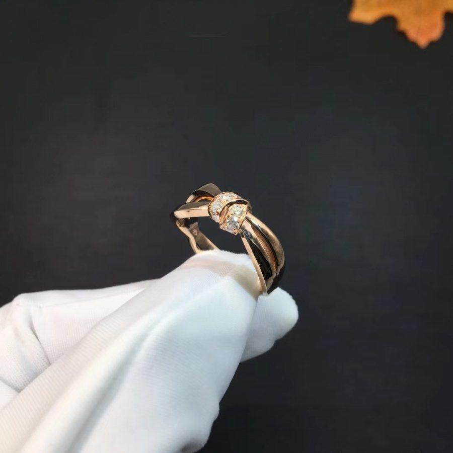[Max Jewelry ]LIENS RING PINK GOLD DIAMOND