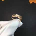 [Plus&Max]LIENS RING PINK GOLD DIAMOND