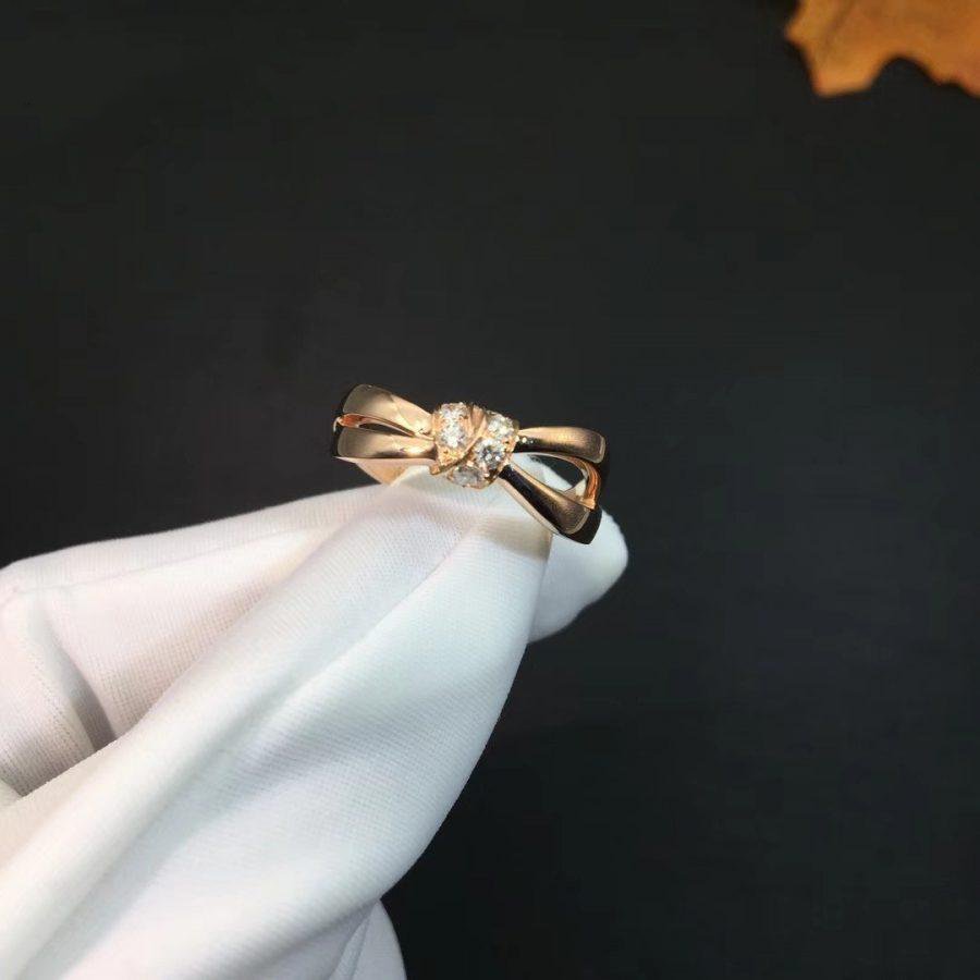 [Max Jewelry ]LIENS RING PINK GOLD DIAMOND