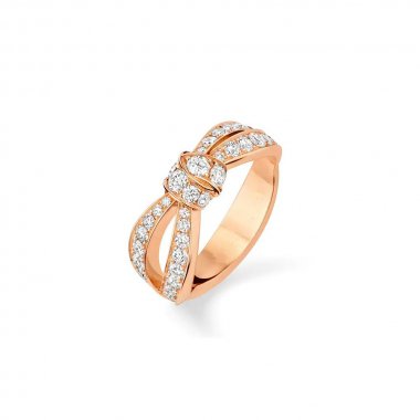 [Max Jewelry ]LIENS PINK GOLD DIAMOND RING
