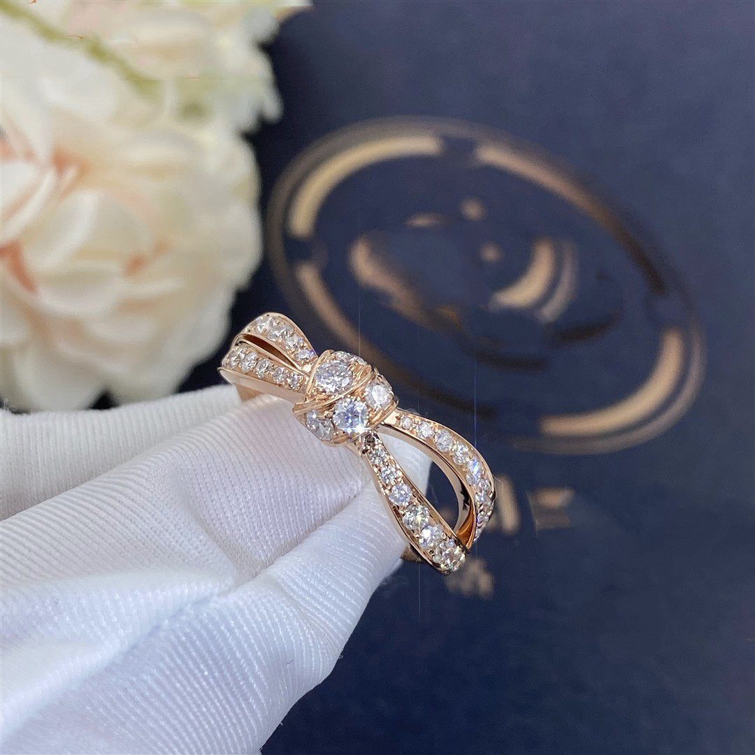 [Max Jewelry ]LIENS PINK GOLD DIAMOND RING