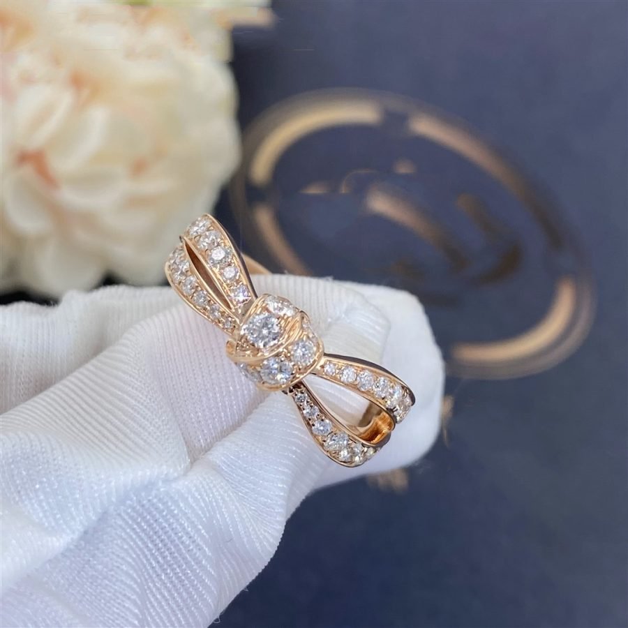 [Max Jewelry ]LIENS PINK GOLD DIAMOND RING