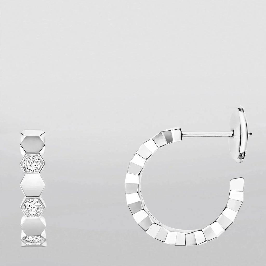 [Plus&Max]Hollow Design Four-Leaf Clover Flower Shape Earrings