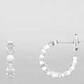 [Plus&Max]Hollow Design Four-Leaf Clover Flower Shape Earrings