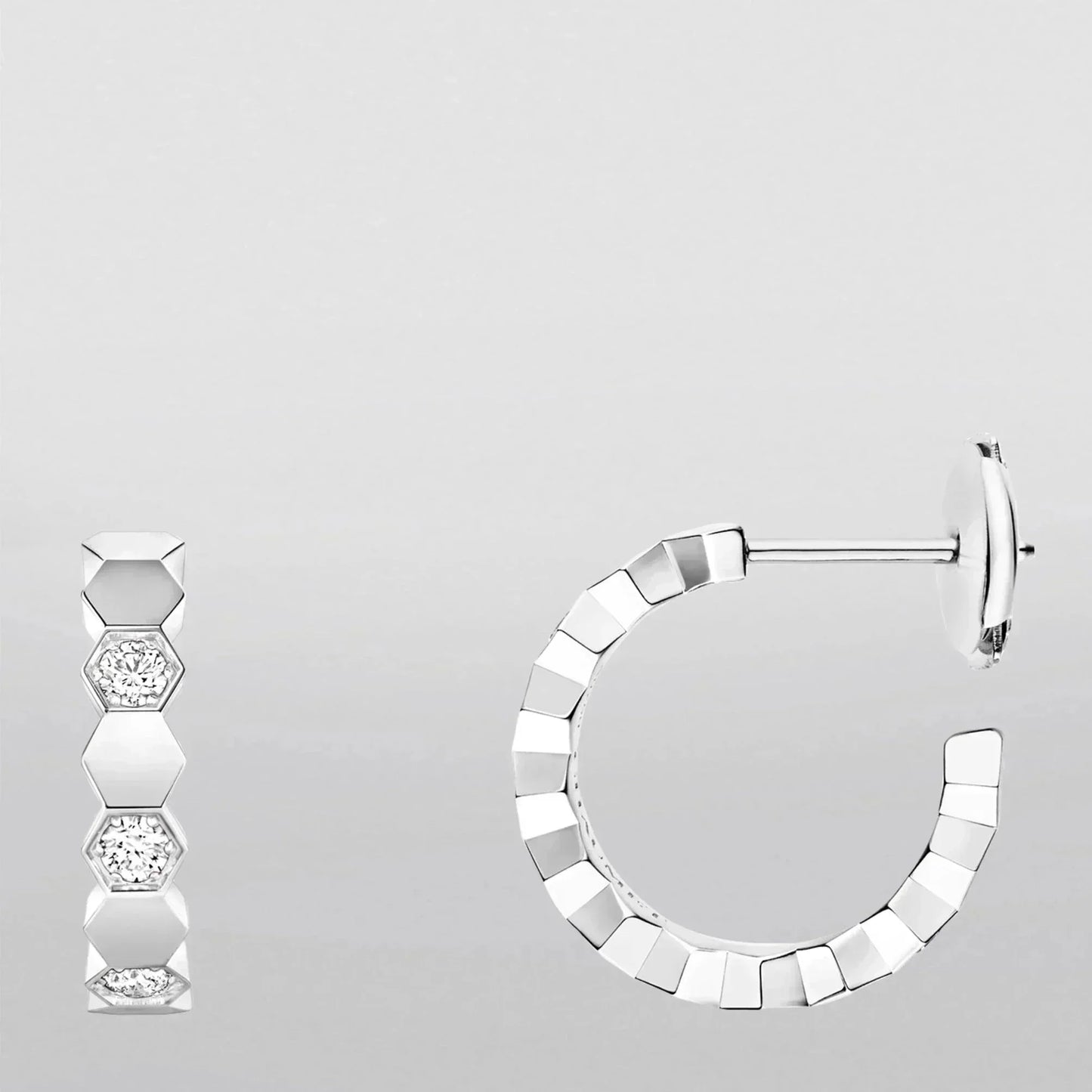 [Max Jewelry ]Hollow Design Four-Leaf Clover Flower Shape Earrings