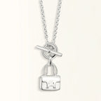 [Plus&Max]POP H PEDANT SILVER NECKLACE