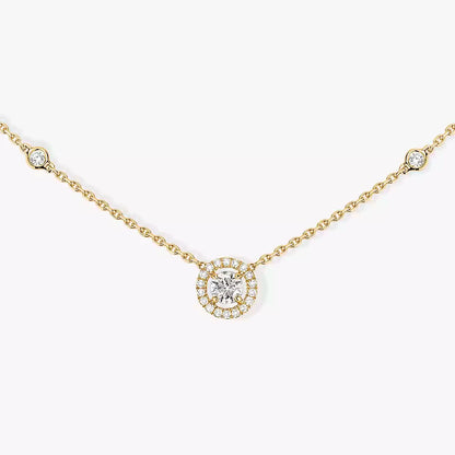 [Max Jewelry]Diamond Necklace 0,20ct Brilliant Shape Joy