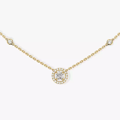 [Plus&Max]Diamond Necklace 0,20ct Brilliant Shape Joy