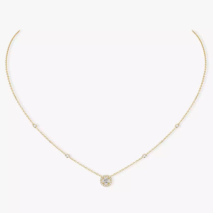 [Max Jewelry]Diamond Necklace 0,20ct Brilliant Shape Joy