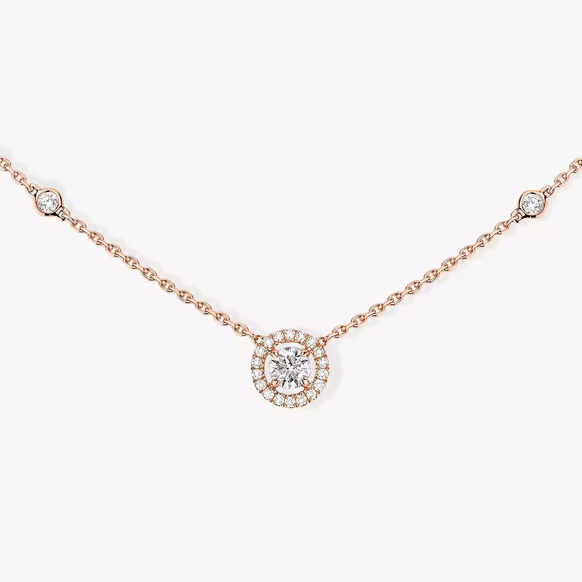 [Max Jewelry]Diamond Necklace 0,20ct Brilliant Shape Joy