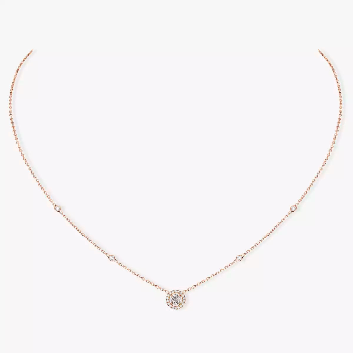 [Max Jewelry]Diamond Necklace 0,20ct Brilliant Shape Joy
