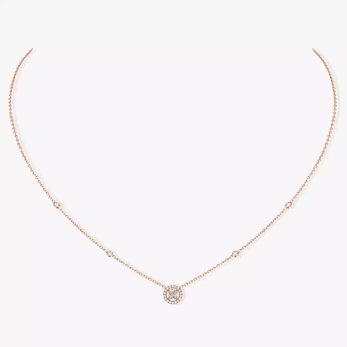 [Plus&Max]Diamond Necklace 0,20ct Brilliant Shape Joy