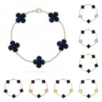 [Plus&Max]LUCKY CLOVER 5-MOTIF BRACELET - PIETERSITE COLLECTION