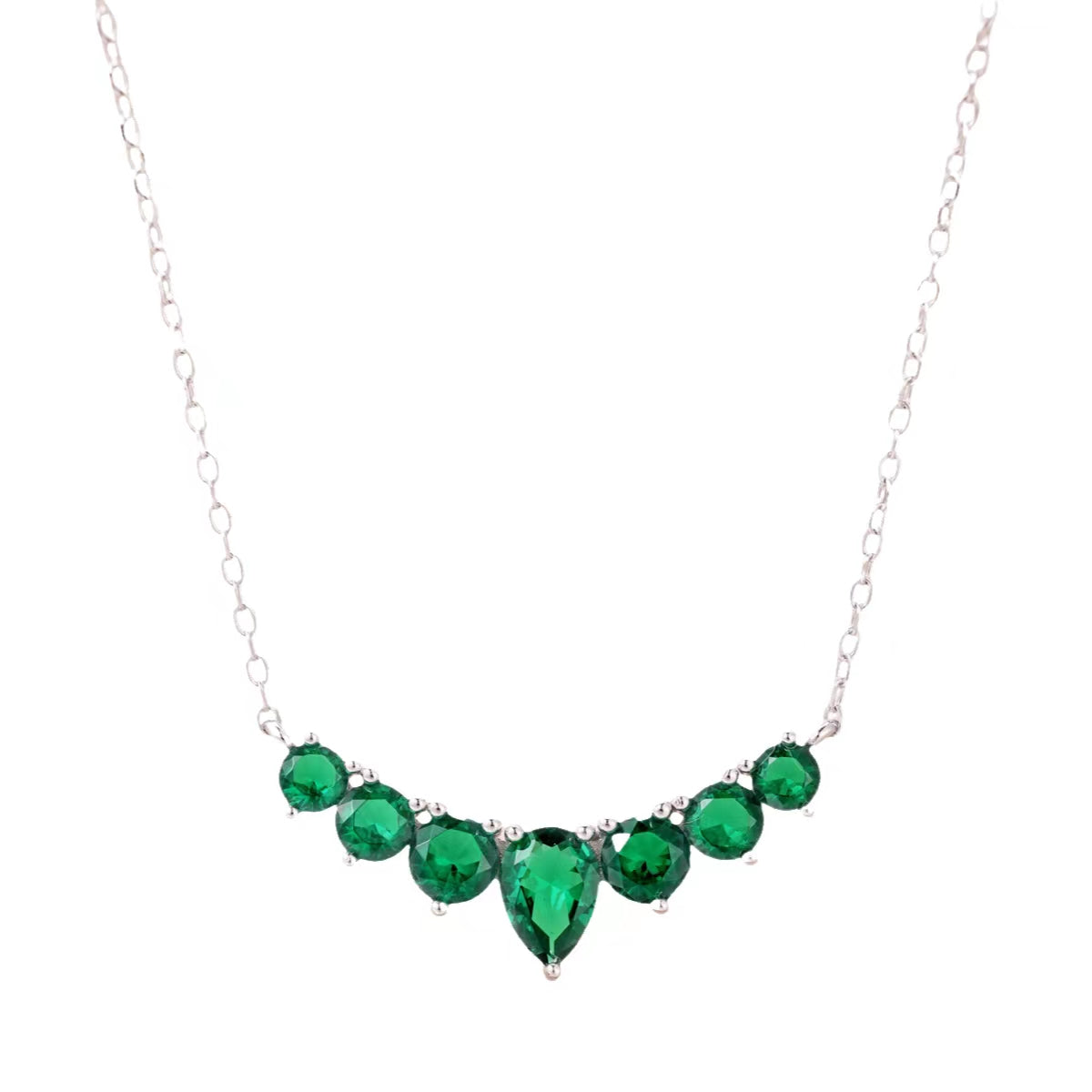 [Max Jewelry ]Dainty Colorful Heart Necklace