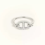 [Plus&Max]RONDE SMALL SILVER DIAMOND RING