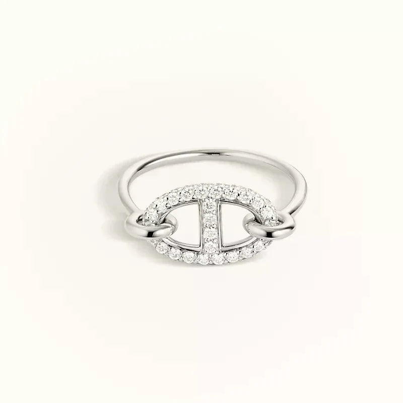 [Max Jewelry ]RONDE SMALL SILVER DIAMOND RING