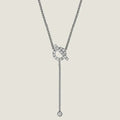 [Plus&Max]FINESSE SILVER DIAMOND NECKLACE