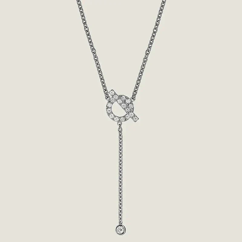 [Plus&Max]FINESSE SILVER DIAMOND NECKLACE