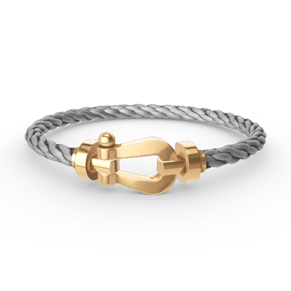 [Max Jewelry ]FORCE LARGE HORSESHOE NO DIAMOND BRACELET GOLD