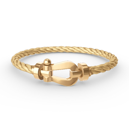 [Max Jewelry ]FORCE LARGE HORSESHOE NO DIAMOND BRACELET GOLD