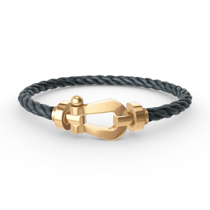 [Max Jewelry ]FORCE LARGE HORSESHOE NO DIAMOND BRACELET GOLD