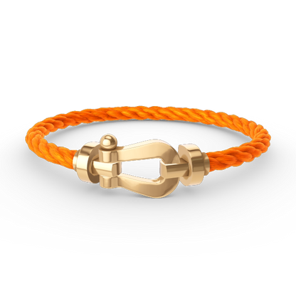 [Max Jewelry ]FORCE LARGE HORSESHOE NO DIAMOND BRACELET GOLD