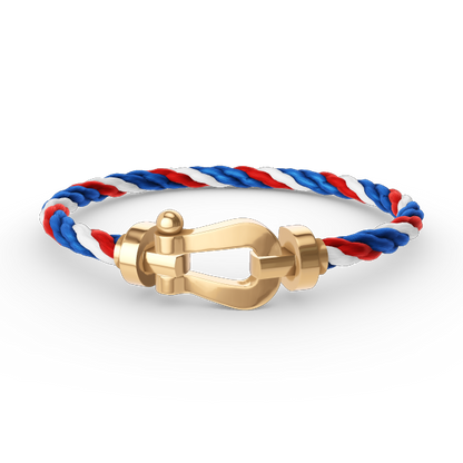 [Max Jewelry ]FORCE LARGE HORSESHOE NO DIAMOND BRACELET GOLD