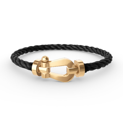 [Max Jewelry ]FORCE LARGE HORSESHOE NO DIAMOND BRACELET GOLD