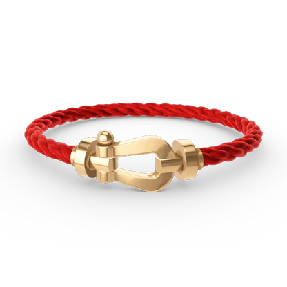 [Max Jewelry ]FORCE LARGE HORSESHOE NO DIAMOND BRACELET GOLD