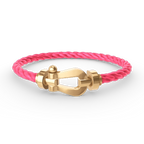 [Plus&Max]FORCE LARGE HORSESHOE NO DIAMOND BRACELET GOLD
