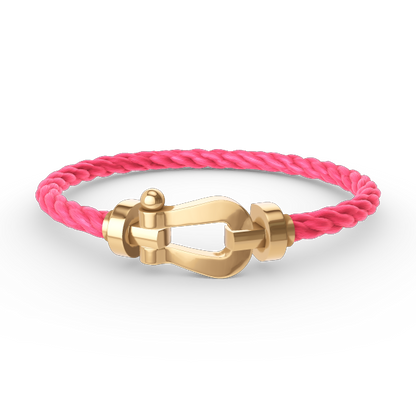 [Max Jewelry ]FORCE LARGE HORSESHOE NO DIAMOND BRACELET GOLD