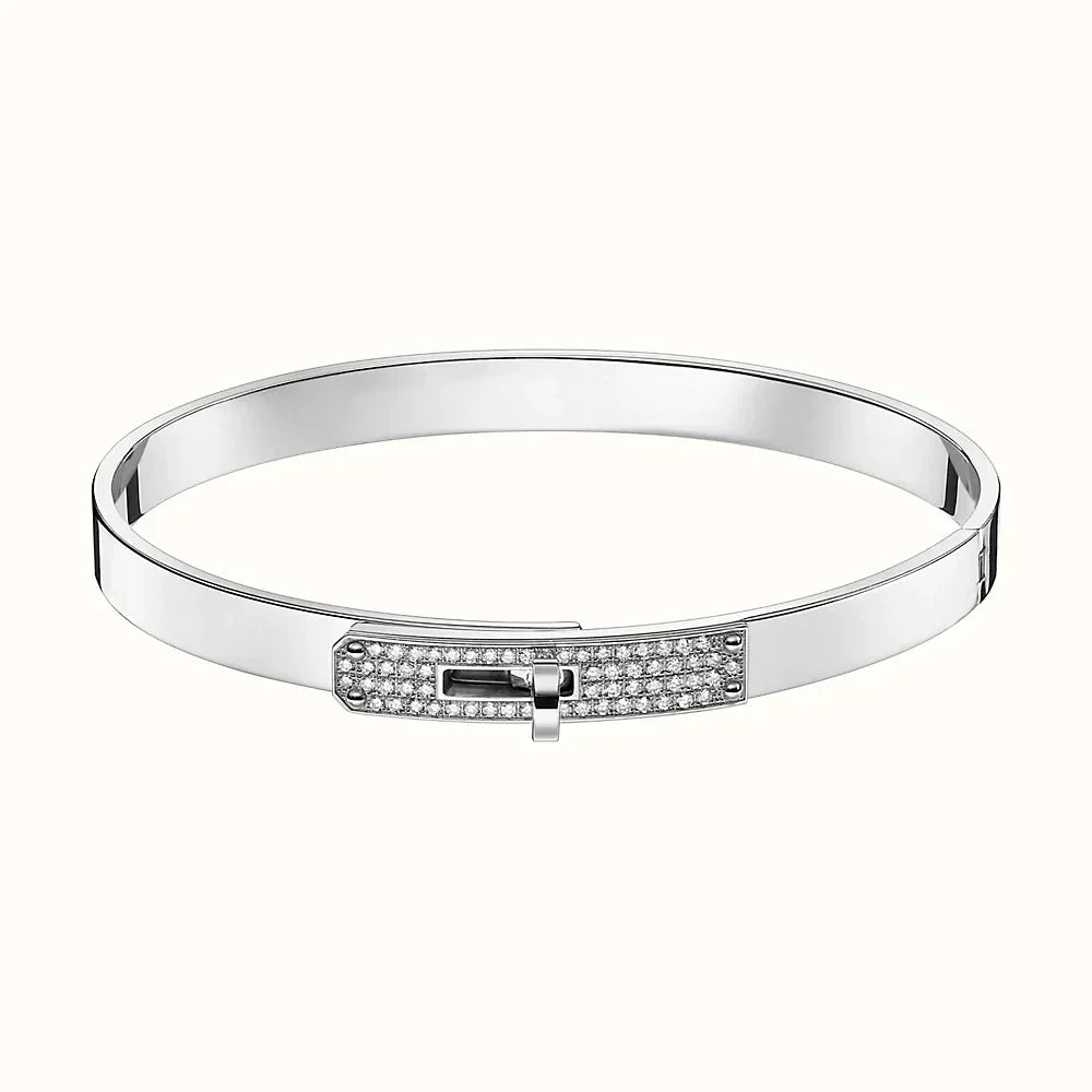 [Max Jewelry ]KELLY SILVER DIAMOND BRACELET