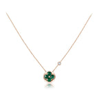 [Plus&Max]SUN PEDANT PINK GOLD 1 DIAMOND NECKLACE