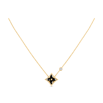 [Max Jewelry ]STAR BLACK MOP NECKLACE