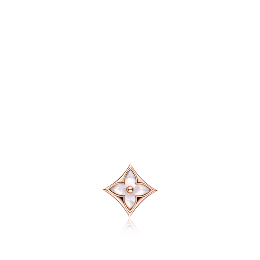 [Max Jewelry ]STAR MOP PINK GOLD EARRINGS