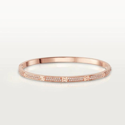 [Max Jewelry ]LOVE BRACELET 3.65MM DIAMOND-PAVED