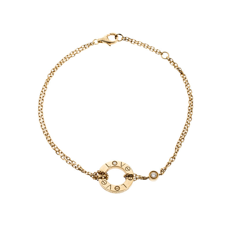 [Max Jewelry ]LOVE BRACELET 2 DIAMOND