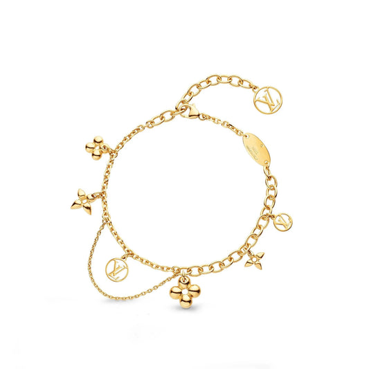 [Max Jewelry ]BLOOMING PINK GOLD MOP BRACELET
