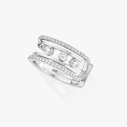 [Max Jewelry]Move 10th Diamond Ring in Gold