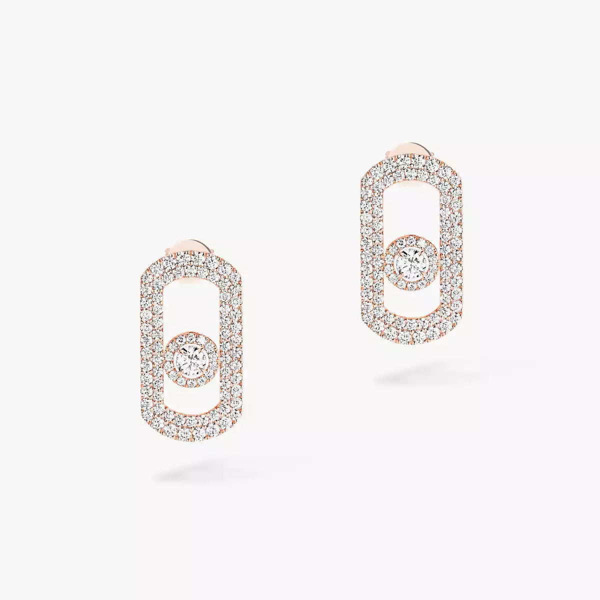 [Plus&Max]So Move Pave_-Set Diamond Earrings in Silver