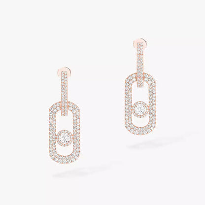 [Max Jewelry]So Move XL Pave_-Set Diamond Pendant Earrings