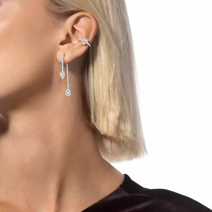 [Max Jewelry]Diamond Drop Earrings My Twin