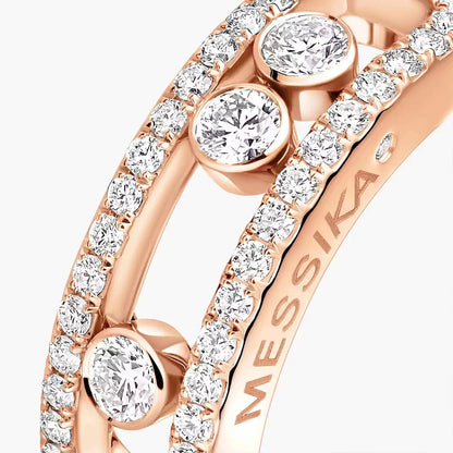 [Max Jewelry] Move Gold Diamond Pave_ Ring