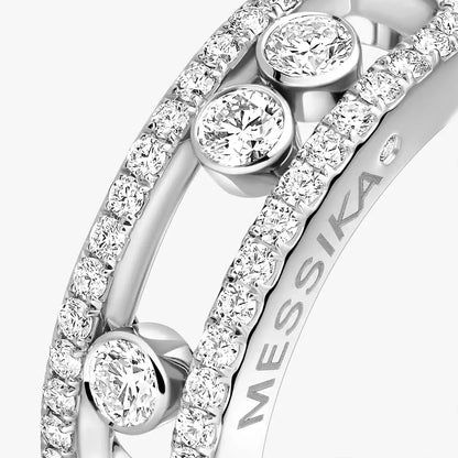 [Max Jewelry] Move Gold Diamond Pave_ Ring