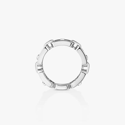 [Max Jewelry]Move Link Pave_-Set Diamond Ring in Gold