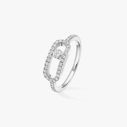 [Max Jewelry]Move Uno Diamond Ring in Gold