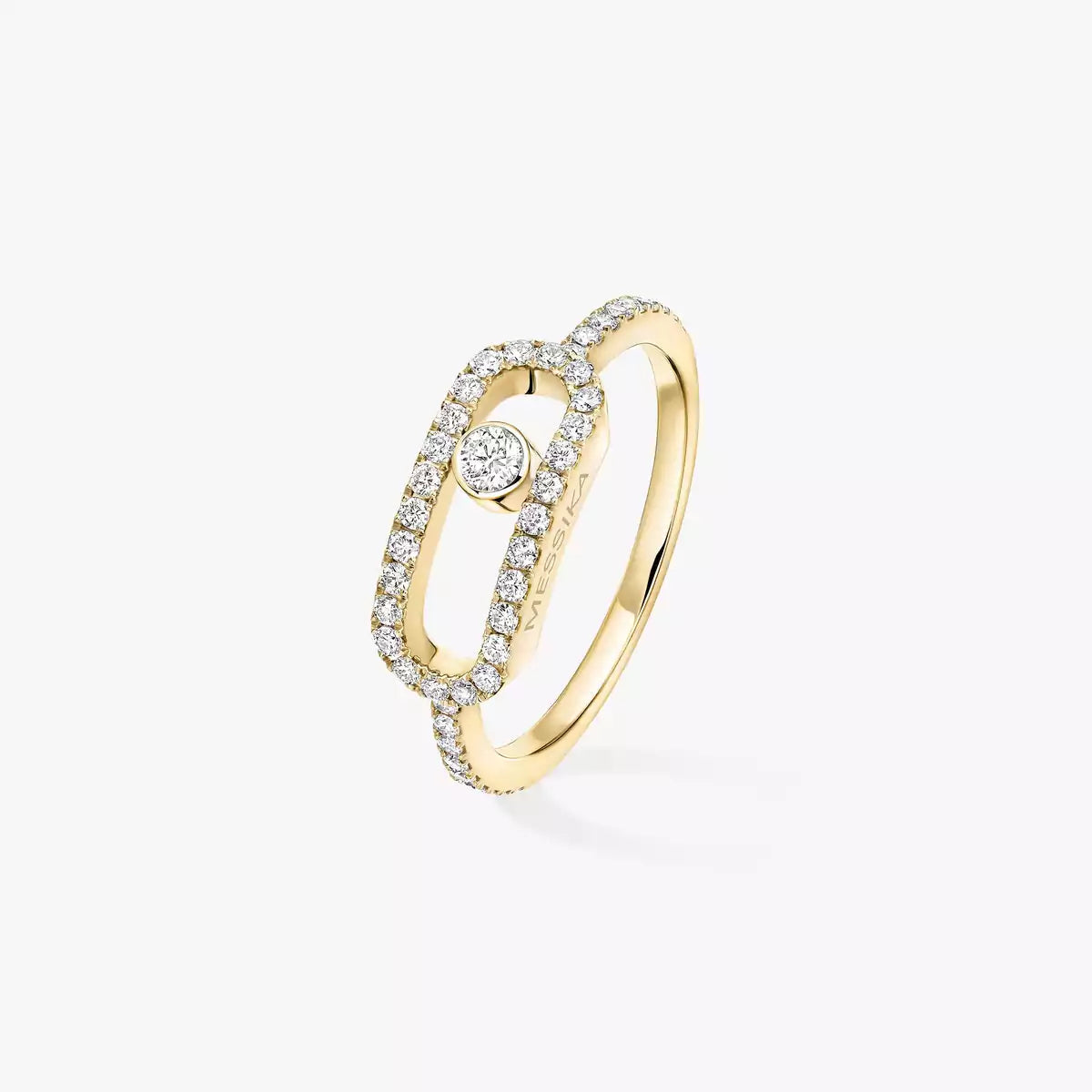 [Max Jewelry]Move Uno Diamond Ring in Gold