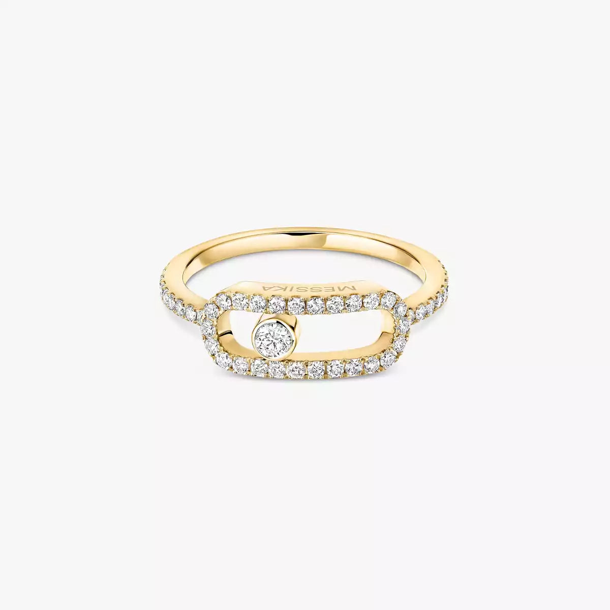 [Max Jewelry]Move Uno Diamond Ring in Gold