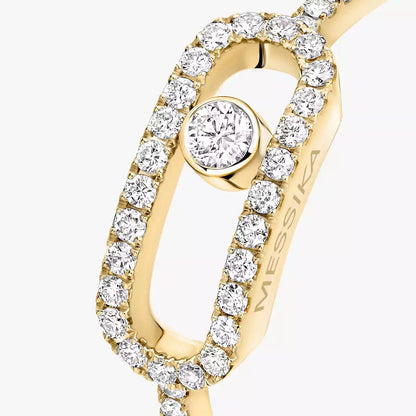 [Max Jewelry]Move Uno Diamond Ring in Gold