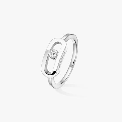 [Max Jewelry]Move Uno Diamond Ring in Gold